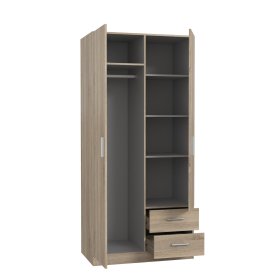 Skříň Jokas dub sonoma, otevřená