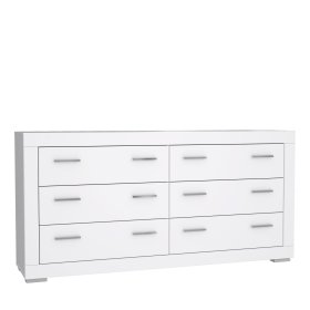 Komoda Snore 175x87 cm, bílá