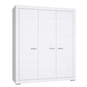 Šatní skříň Snore 166x199 cm, bílá