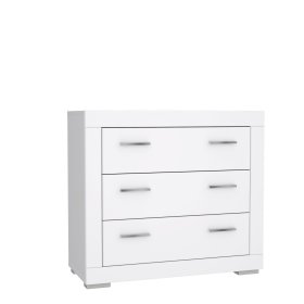 Komoda Snore 96x87 cm, bílá