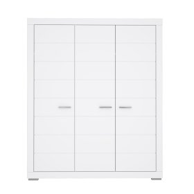 Šatní skříň Snore 166x199 cm, bílá