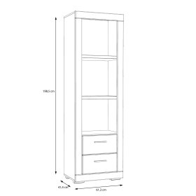 Knihovna Snore, bílá