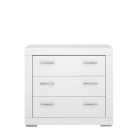 Komoda Snore 96x87 cm, bílá