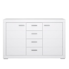 Komoda Snore 171x109 cm, bílá