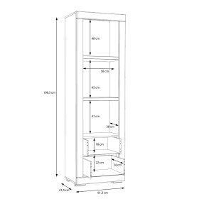 Knihovna Snore, bílá