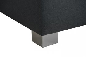 Jednolůžko Dona v rozměru 140x200 cm, v potahu Malmö new 95, ukázka nožičky 