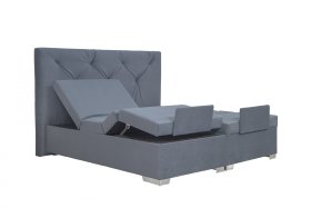 Boxspring Florence v rozměru 180x200 cm, v potahu Antony 74-88, bez matrace, ukázka polohování