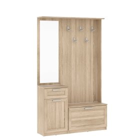 Předsíňový set Nipo 111x182x30 cm, dub sonoma