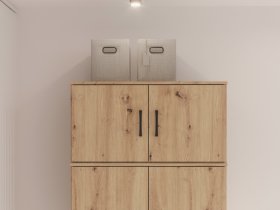 Nástavec Nipo 82x43x53 cm, dub artisan, interiér