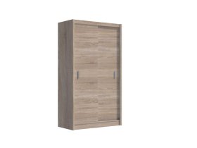 Šatní skříň Mulet s posuvnými dveřmi 150x215x61 cm, dub sonoma