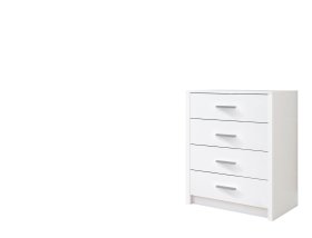 Komoda Oskol 80x83x42 cm, bílá