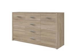 Komoda Oskol 140x83x45 cm, dub sonoma