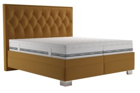 Dvoulůžko Kerstin v rozměru 180x200 cm, v potahu Riviera 41, s matrací a topperem