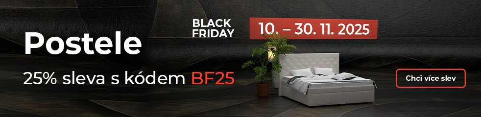Black Friday CZ - kategorie - postele 