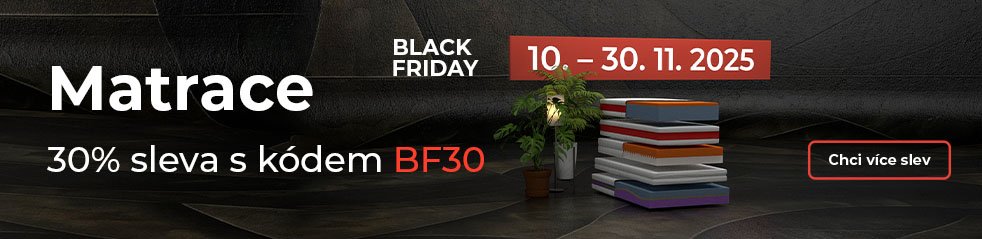 Black Friday CZ - kategorie - matrace